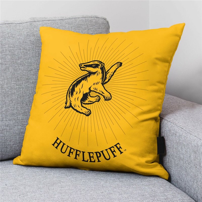 Image secondaire de Housse de coussin Harry Potter Hufflepuff Jaune Multicouleur 50 x 50 cm