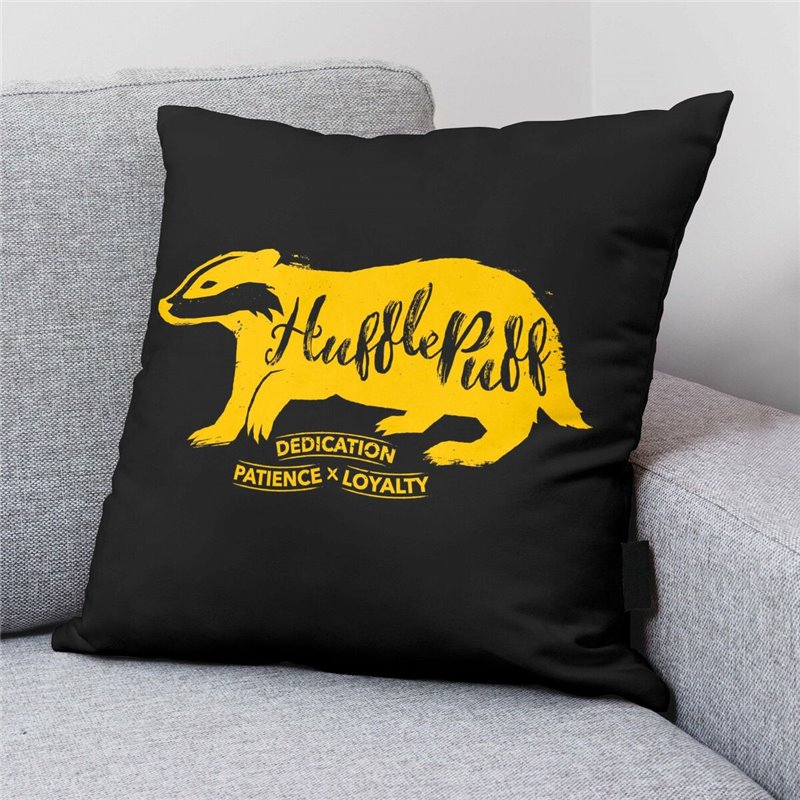 Image secondaire de Housse de coussin Harry Potter Hufflepuff Noir Multicouleur 50 x 50 cm