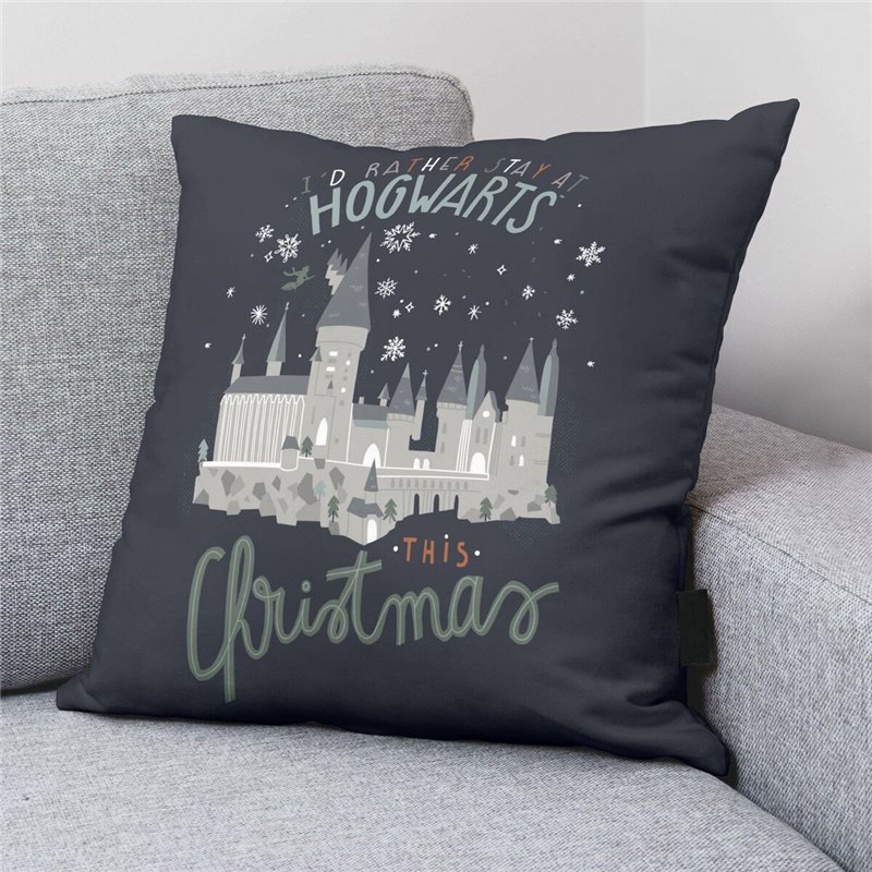 Image secondaire de Housse de coussin Harry Potter Magical Christmas Multicouleur Bleu foncé 50 x 50 cm