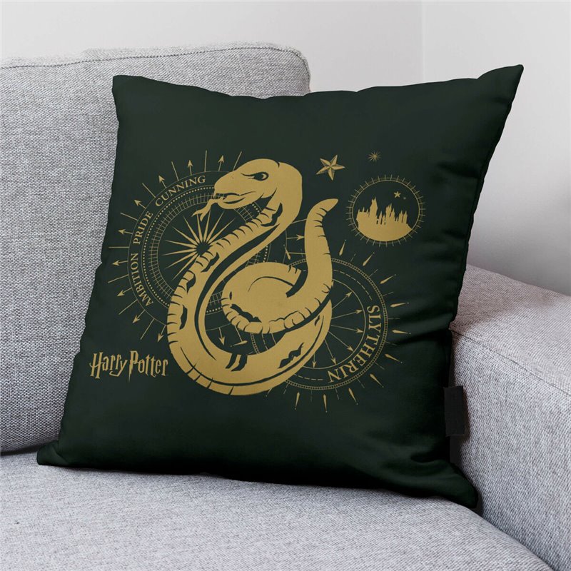 Image secondaire de Housse de coussin Harry Potter Slytherin Multicouleur 50 x 50 cm