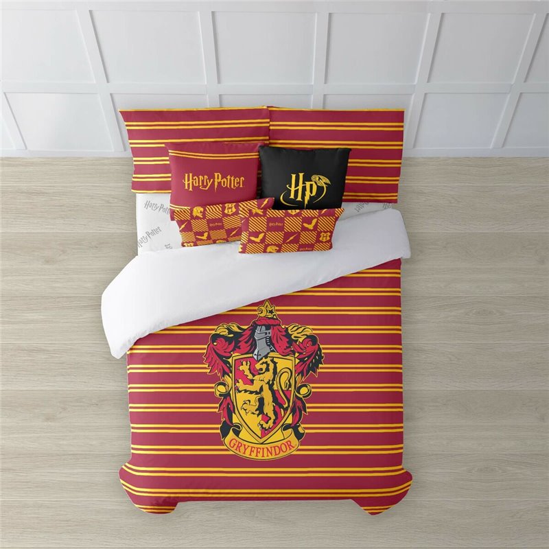 Housse de Couette Harry Potter Gryffindor Shield Multicouleur 175 Fils 140 x 200 cm Lit 1 personne