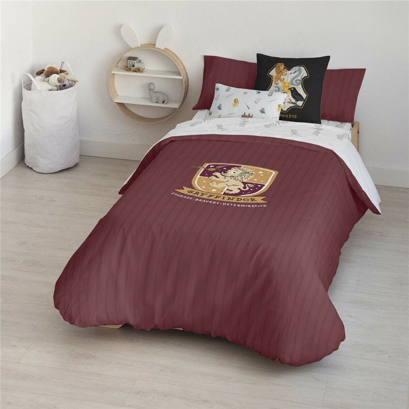 Housse de Couette Harry Potter Gryffindor Sweet Multicouleur 175 Fils 180 x 220 cm Lit 1 personne