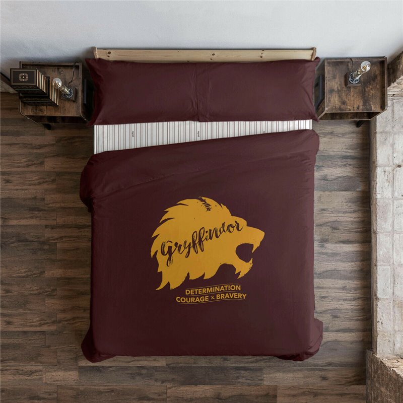 Housse de Couette Harry Potter Gryffindor Values Multicouleur 175 Fils 140 x 200 cm Lit 1 personne