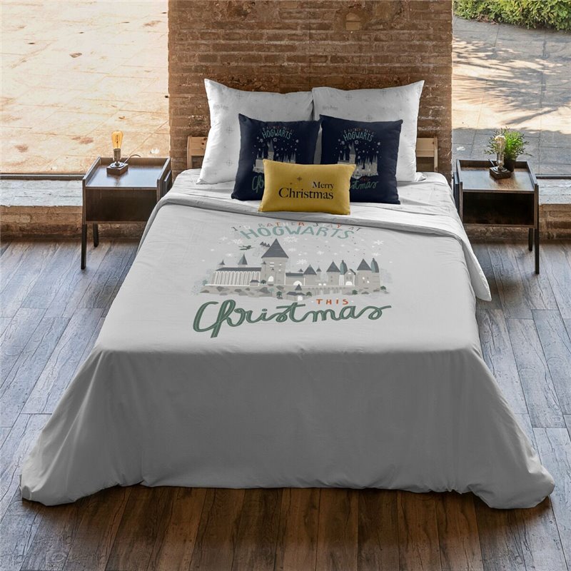 Image secondaire de la Housse de Couette Harry Potter Hogwarts in Christmas Multicouleur 175 Fils 155 x 220 cm Lit 1 personne