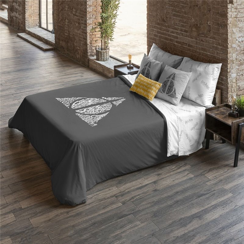 Image secondaire de Housse de Couette Harry Potter Deathly Hallows Multicouleur 175 Fils 155 x 220 cm Lit 1 persone