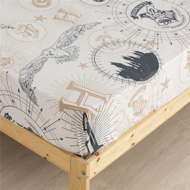 Image secondaire de Jeu de draps Harry Potter Beige Multicouleur Gran lit 2 persones