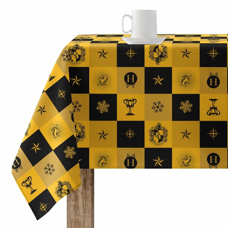 Nappe enduite antitache Harry Potter Hufflepuff Multicouleur 150 x 150 cm