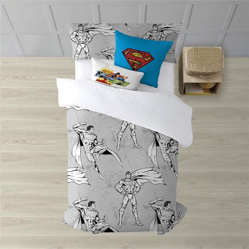 Image secondaire de Housse de Couette Superman Superman Gris 175 Fils 260 x 240 cm