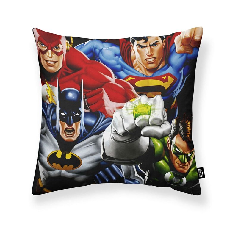 Housse de coussin Justice League Action Multicouleur 45 x 45 cm