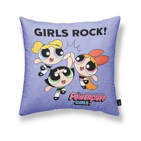 Housse de coussin Powerpuff Girls Girls Rock A Lila 45 x 45 cm