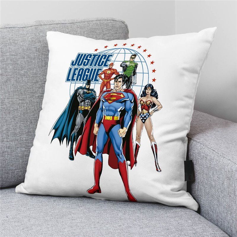 Image secondaire de Housse de coussin Justice League Justice Team A Blanc Multicouleur 45 x 45 cm