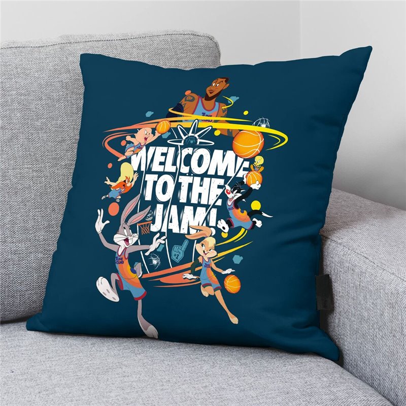 Image secondaire de Housse de coussin Looney Tunes Welcome Jam A Multicouleur 45 x 45 cm