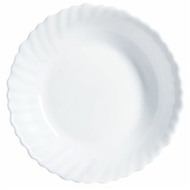 Assiette à dessert Luminarc Feston Blanc verre (Ø 18,5 cm)