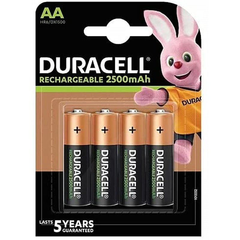 Duracell HR6 AA 4-pack Batterie rechargeable Hybrides nickel-métal (NiMH)