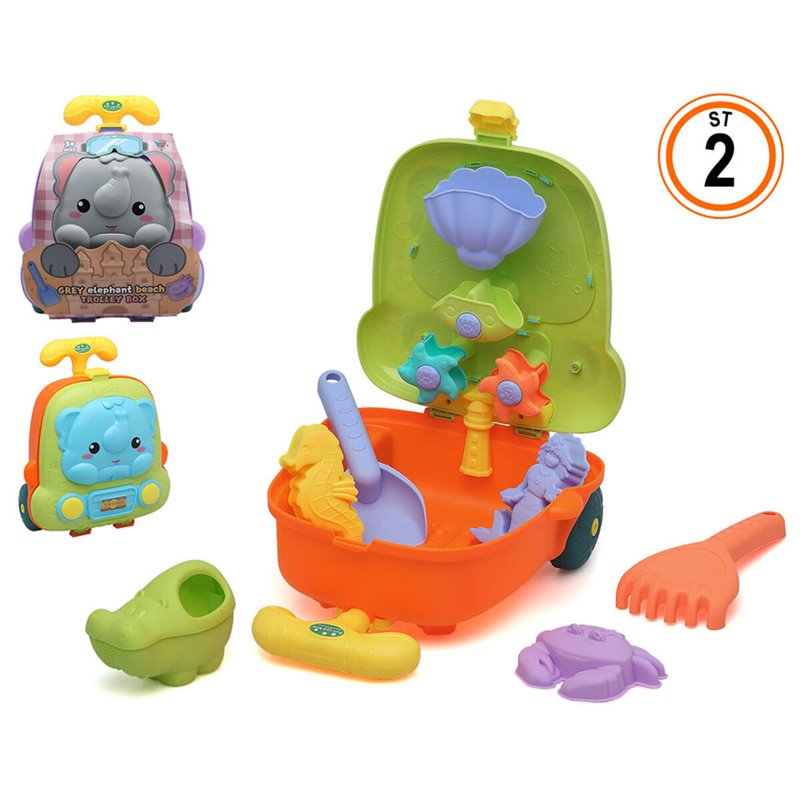 Image secondaire de Set de jouets de plage 7 Pièces animaux