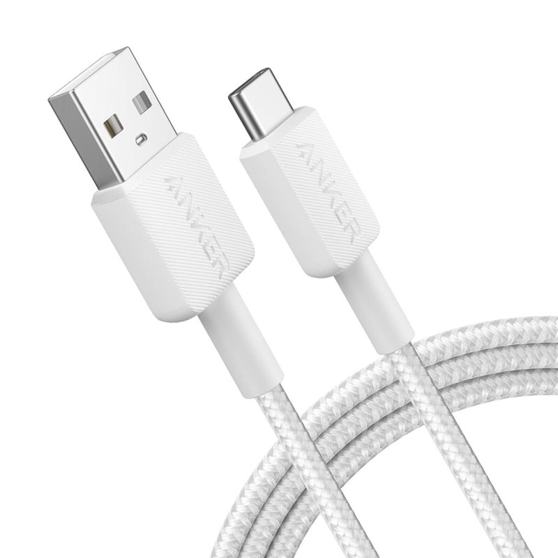 Anker 322 câble USB 1,8 m USB A USB C Blanc