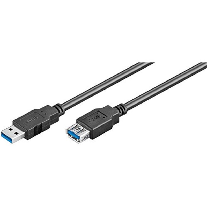 Ewent EC1007 câble USB 1 m USB 3.2 Gen 1 (3.1 Gen 1) USB A Noir