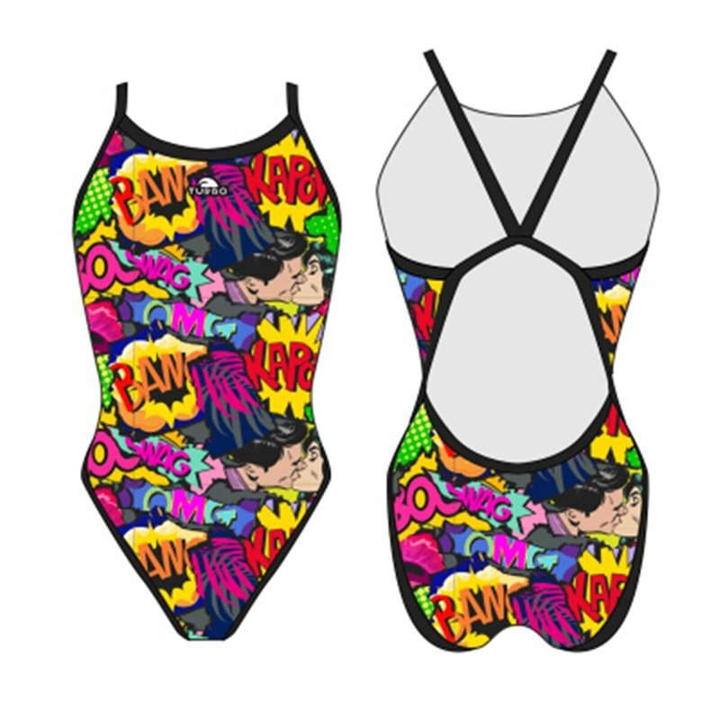 Maillot de bain femme Turbo Revolution Comic Noir S