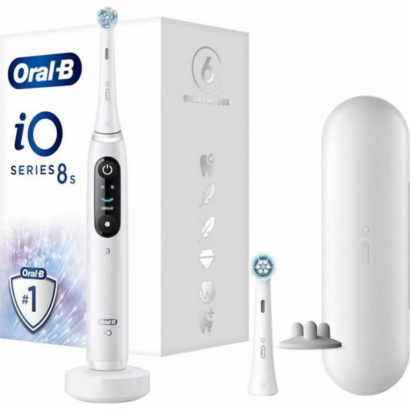 Oral-B iO 8S Adulte Brosse à dents vibrante Blanc