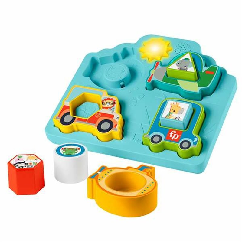 Fisher-Price Puzzle Véhicules, Formes et Sons