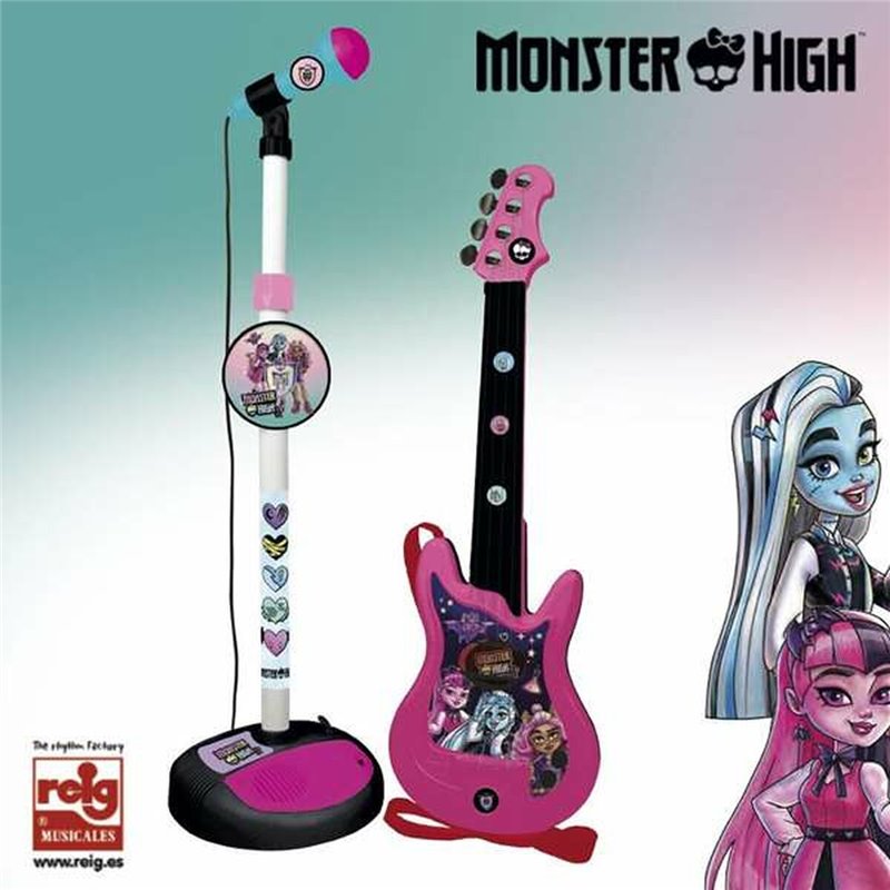 Image secondaire de Guitare pour Enfant Monster High Microphone Karaoké