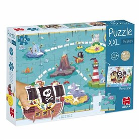 Puzzle Enfant Diset XXL Bateau Pirate 48 Pièces