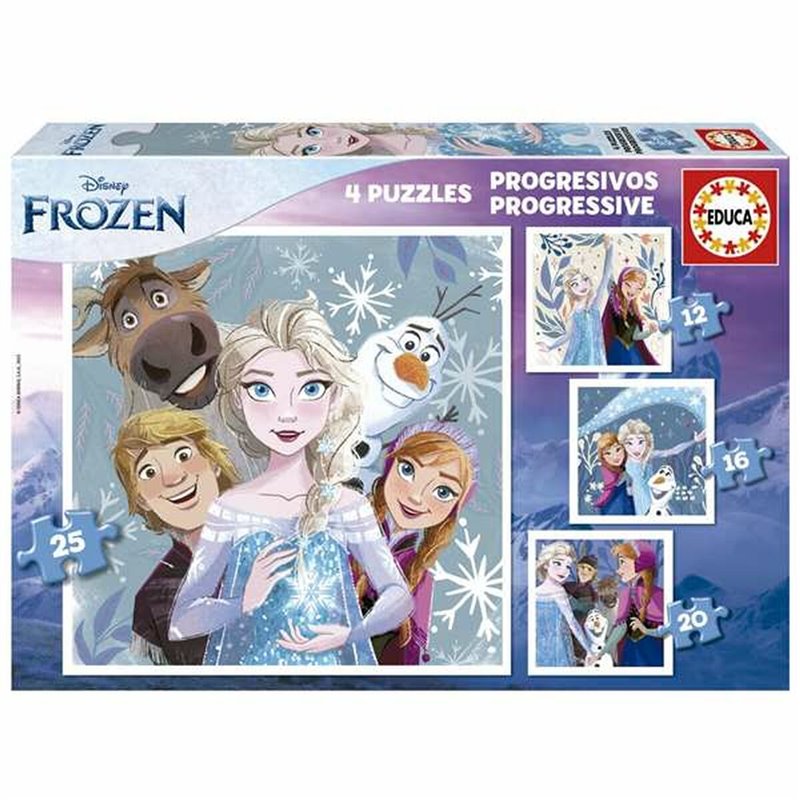 Puzzle Frozen Difficulté progressive