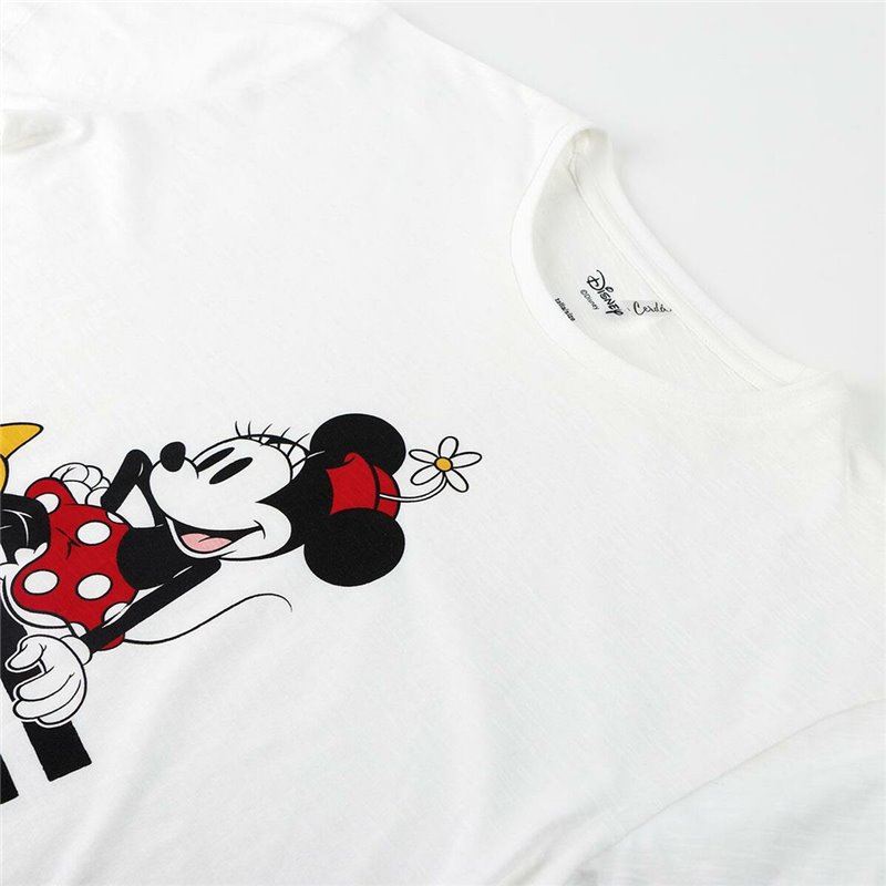 Image secondaire de T-Shirt à manches courtes femme Minnie Mouse Blanc