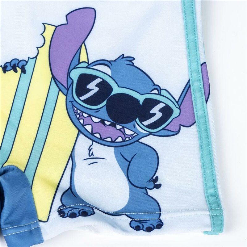 Image secondaire de Boxer de Bain pour Enfants Stitch Bleu