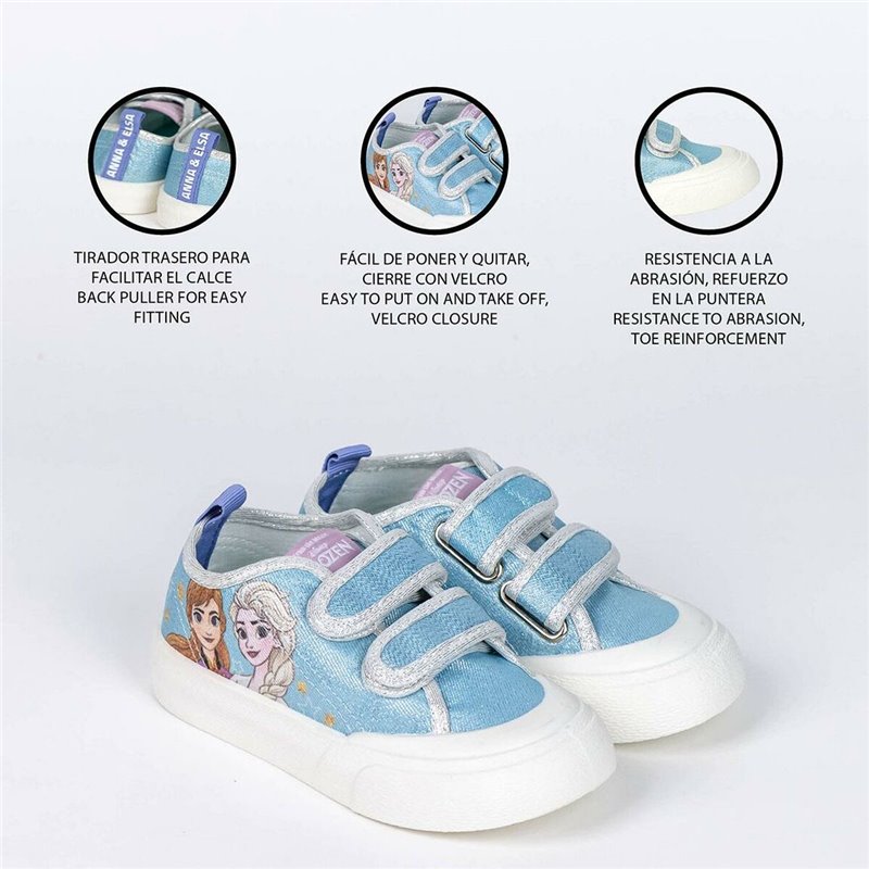 Image secondaire de Chaussures de Sport pour Enfants Frozen Bleu clair