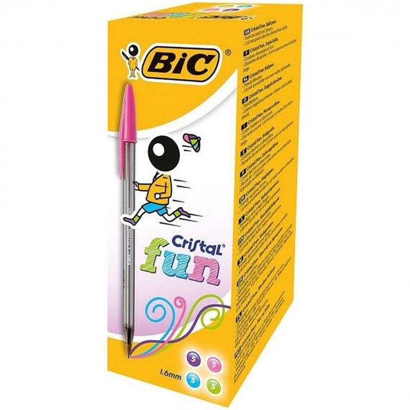 Crayon Bic Cristal large Multicouleur (20 Unités)