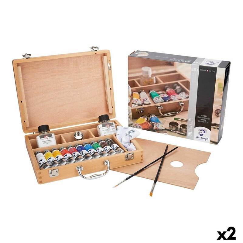 Set de peinture à l'huile Talens Van Gogh Multicouleur (2 Unités)