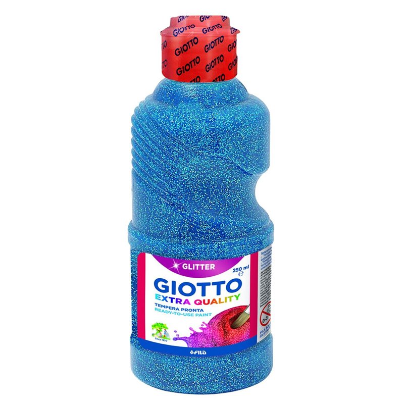 Image secondaire de Gouache Giotto Glitter Bleu 250 ml (8 Unités)