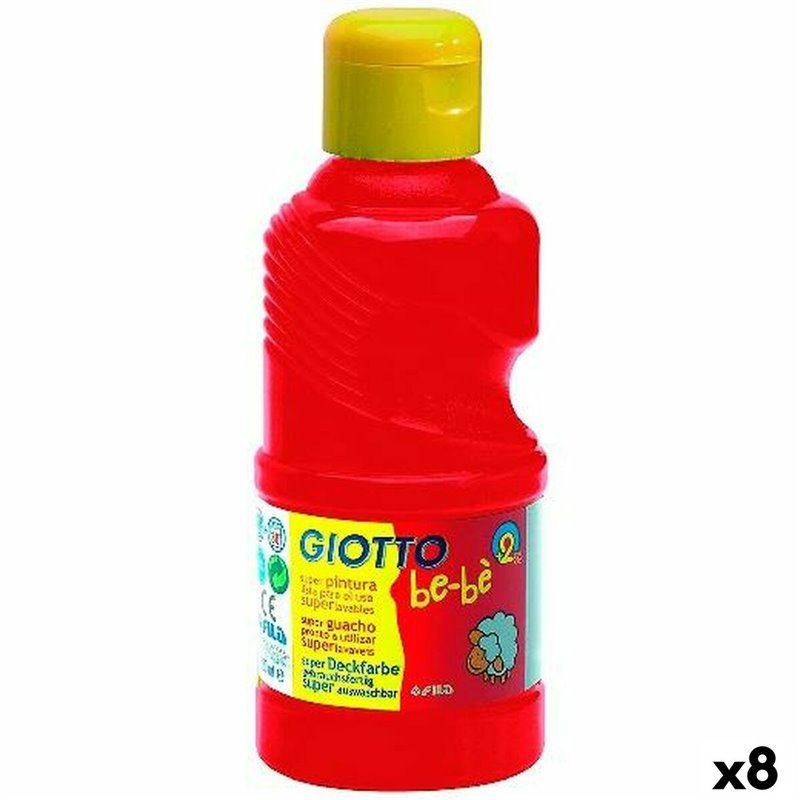 Gouache Giotto Rouge 250 ml (8 Unités)