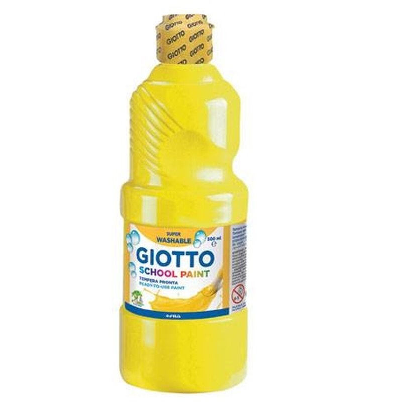 Image secondaire de Gouache Giotto School Jaune 500 ml Lavable (6 Unités)