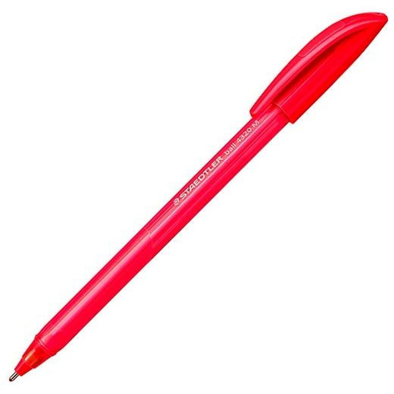 Image secondaire de Ensemble de Stylos Staedtler Ball 4320 Rouge 1 mm (100 Unités)