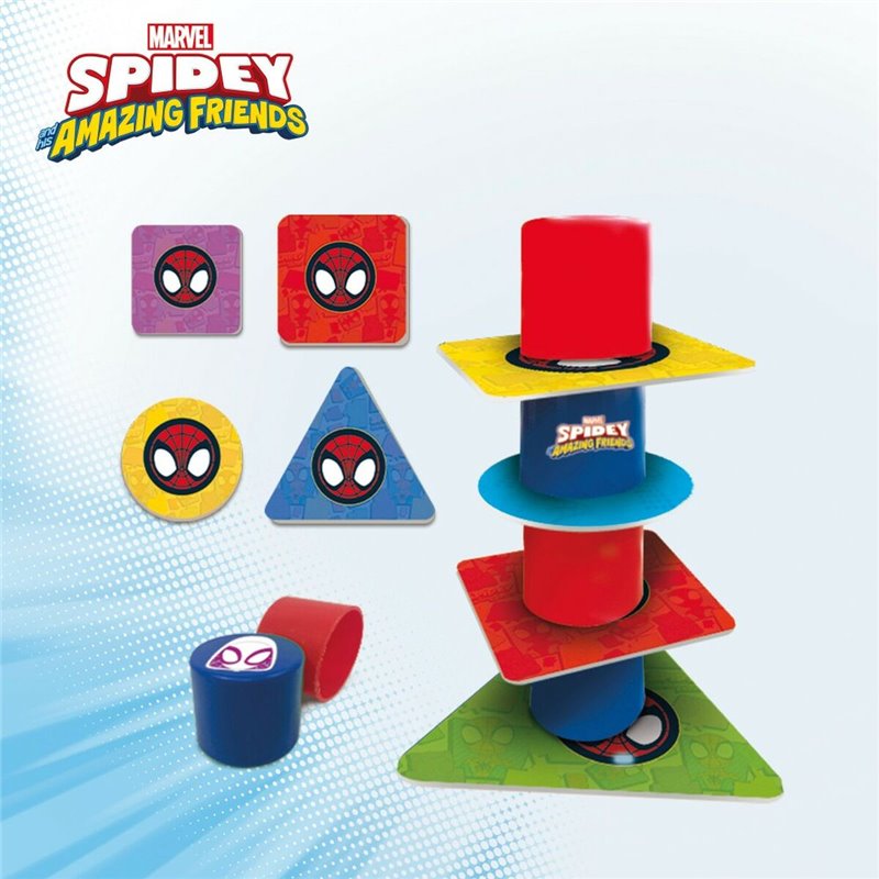 Image secondaire de Jouet Educatif Spidey 24,5 x 0,2 x 24,5 cm (6 Unités) 10 en 1