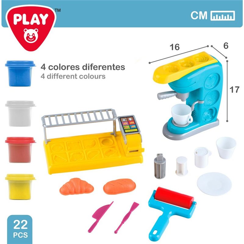 Image secondaire de Jeu Créatif de Pâte à modeler PlayGo (2 Unités) Cafétière