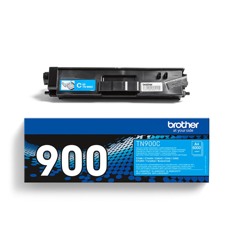 Brother TN-900C Cartouche de toner 1 pièce(s) Original Cyan