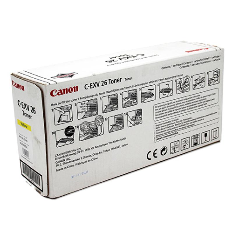 Canon C-EXV 26 Cartouche de toner Original Jaune