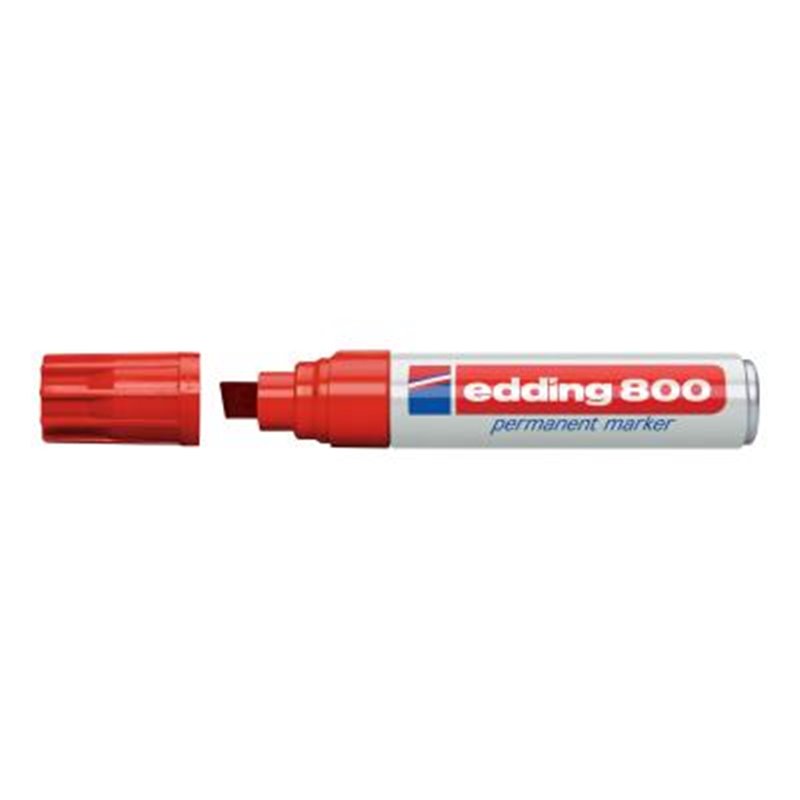 Image secondaire de Edding 800 Feutre Permanent Rouge (4-800002) (4800002)