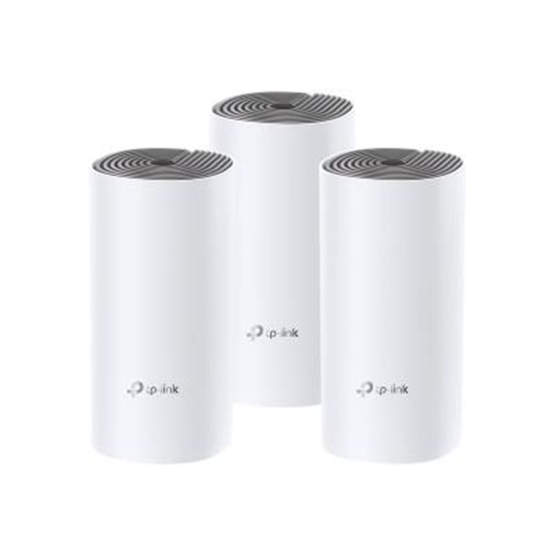 Image secondaire de Tp-Link Deco E4 (3-pack) Bi-bande (2,4 GHz / 5 GHz) Wi-Fi 5 (802.11ac) Blanc, Gris 2 Interne