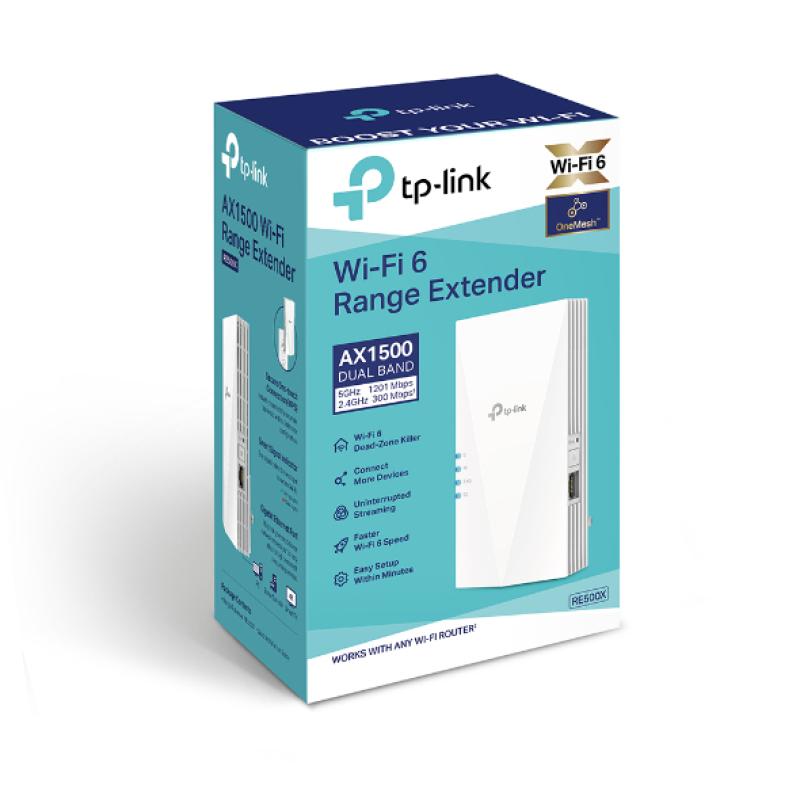 Image secondaire de Tp-Link RE500X prolongateur réseau Émetteur et récepteur réseau Blanc 1000 Mbit/s