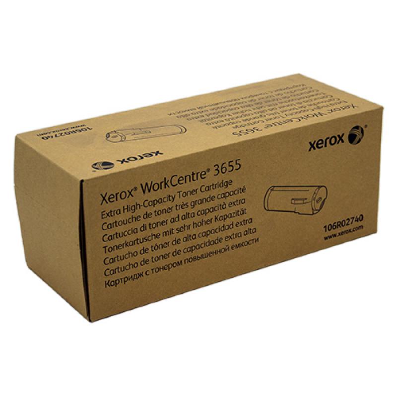 Xerox Cartouche de toner Noir de Très haute capacité WorkCentre® 3655/3655i (25900 pages) - 106R02740