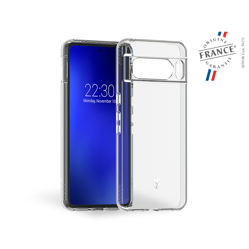 Coque Renforcée Google Pixel 8 Pro PULSE Origine France Garantie Garantie à vie Made for Google - Transparente FR Force 