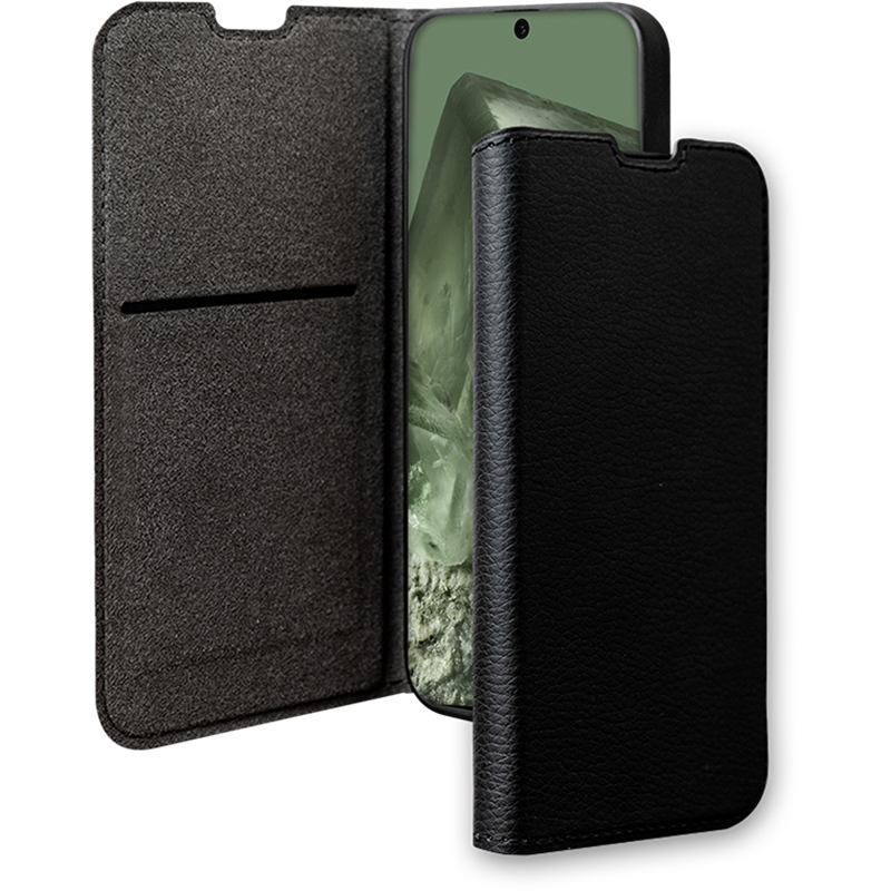 Etui Folio Wallet Google Pixel 8 Noir Made for Google - 65% Plastique recyclé Certifié GRS Bigben