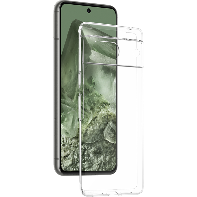 Coque Google Pixel 8 Souple Transparente Made for Google Bigben