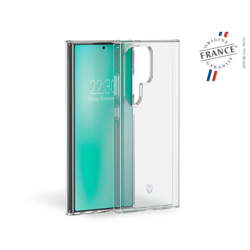 Coque Renforcée Samsung Galaxy S24 ULTRA FEEL Origine France Garantie Transparente - Garantie à vie Force Case