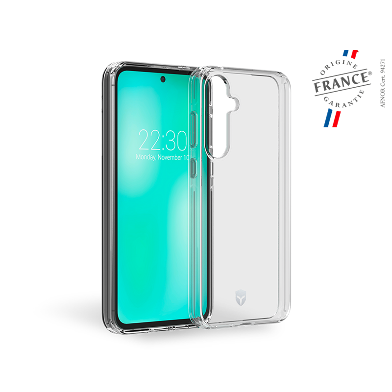 Coque Renforcée Samsung Galaxy A55 5G FEEL Origine France Garantie Transparente - Garantie à vie Force Case