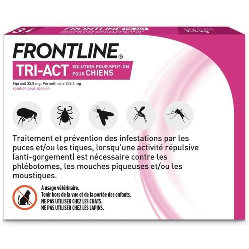 Image secondaire de Pipette pour chien Frontline 5-10 Kg 3 Unités